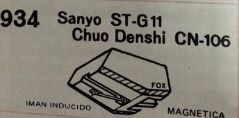 AGUJA FOX 934 DST-W